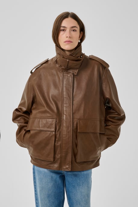 Leren jas MWDina Leren jas Loose fit - Image 3