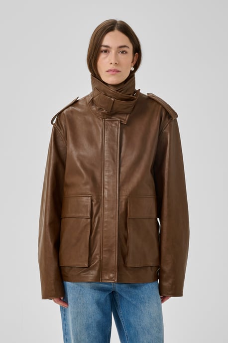Leren jas MWDina Leren jas Loose fit - Image 4