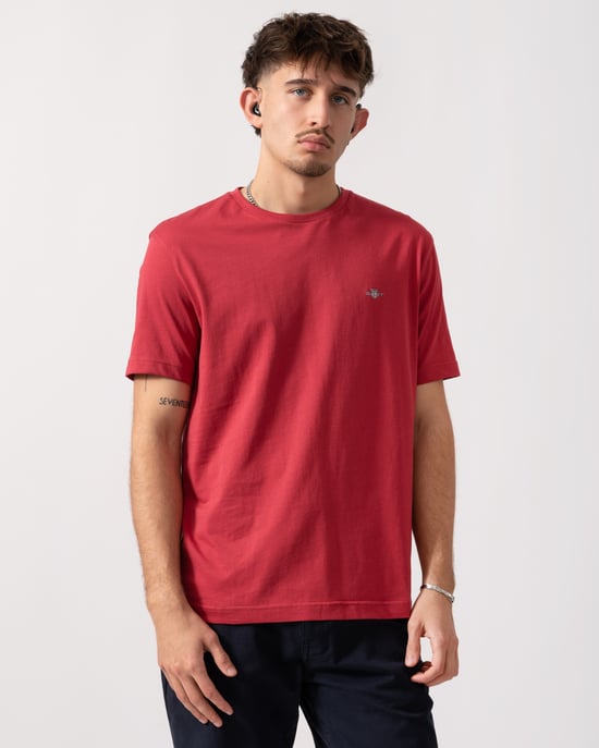 Regular Fit T-Shirt in Brown - Image 1