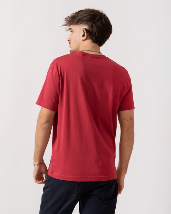 Regular Fit T-Shirt in Brown - Image 2