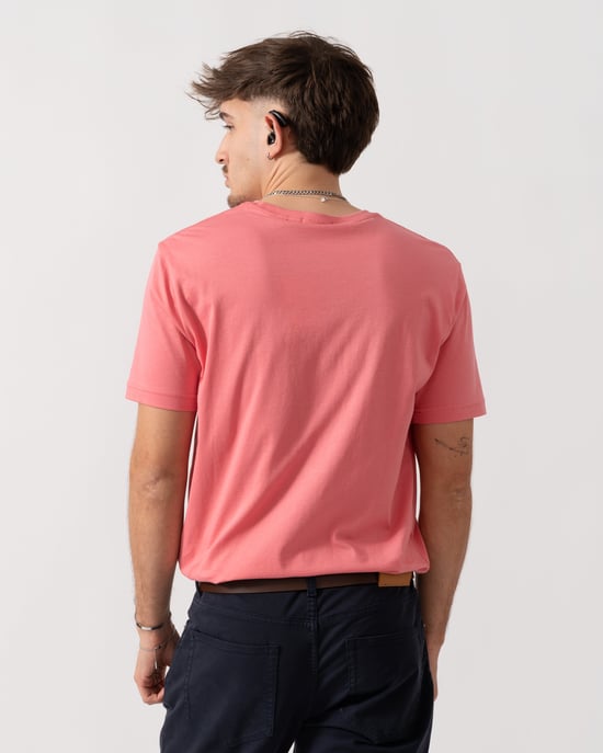 622 Regular Fit T-Shirt in Coral - Image 2