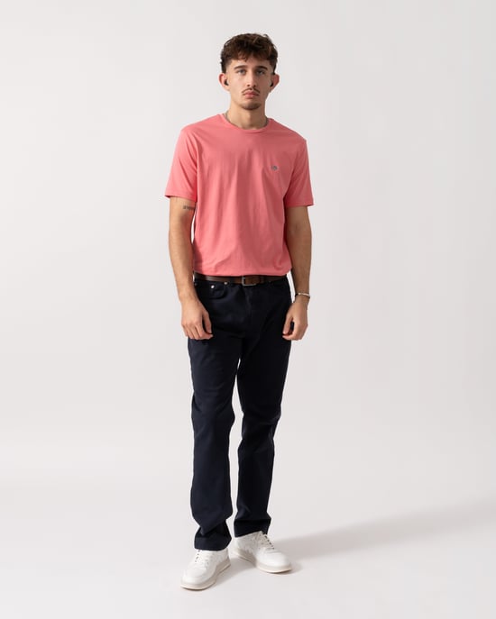 622 Regular Fit T-Shirt in Coral - Image 3