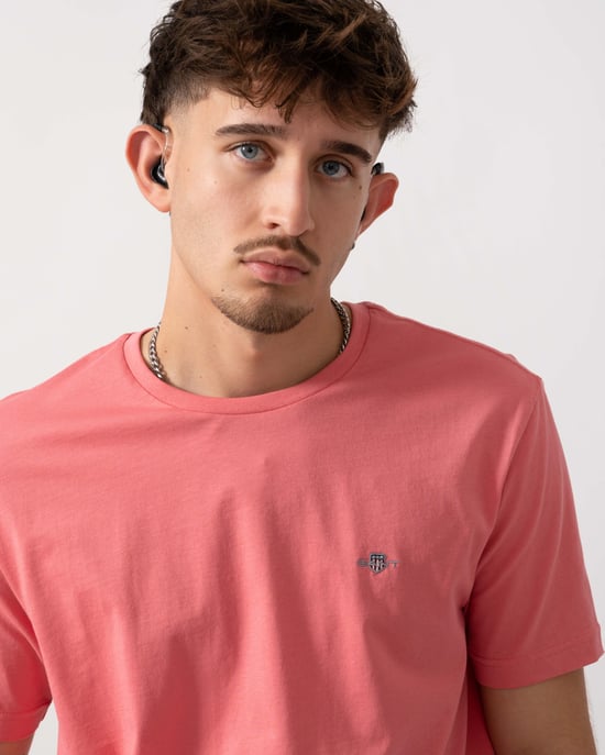 622 Regular Fit T-Shirt in Coral - Image 4