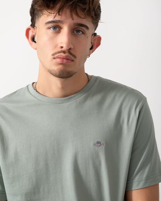 Regular Fit T-Shirt in Grey - Image 4