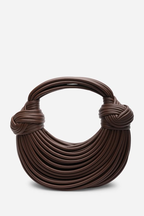 Wheres That From Womens 'Blossom' Curved Metallic Shoulder Bag - Image 2