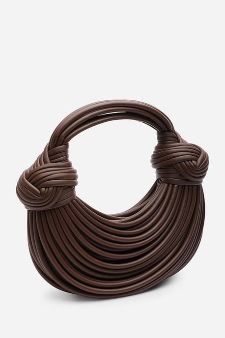 Wheres That From Womens 'Blossom' Curved Metallic Shoulder Bag - Image 3
