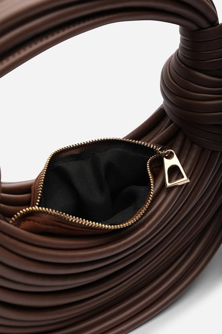 Wheres That From Womens 'Blossom' Curved Metallic Shoulder Bag - Image 5