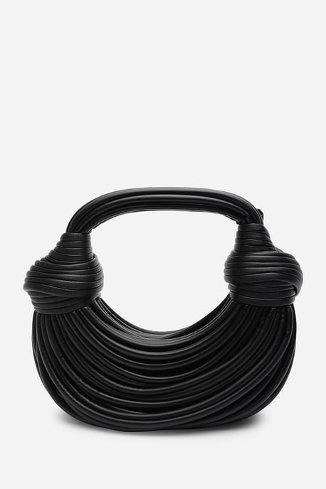 Wheres That From Womens 'Blossom' Curved Metallic Shoulder Bag - Image 2