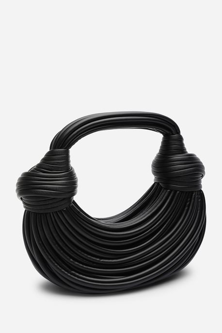 Wheres That From Womens 'Blossom' Curved Metallic Shoulder Bag - Image 3
