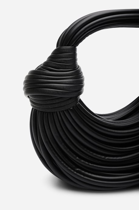 Wheres That From Womens 'Blossom' Curved Metallic Shoulder Bag - Image 4