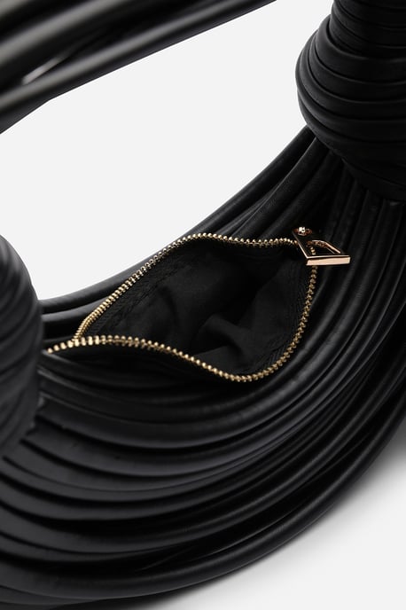 Wheres That From Womens 'Blossom' Curved Metallic Shoulder Bag - Image 5
