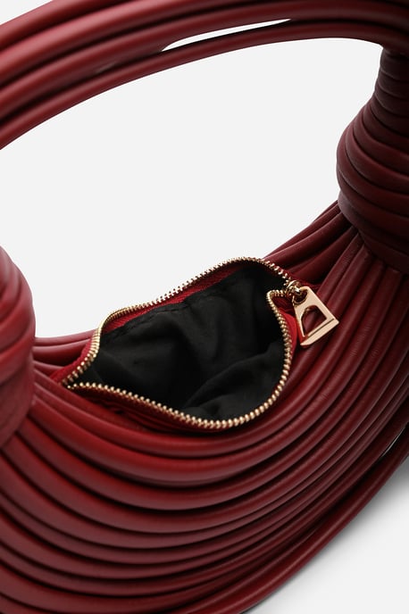 Wheres That From Womens 'Blossom' Curved Metallic Shoulder Bag - Image 5