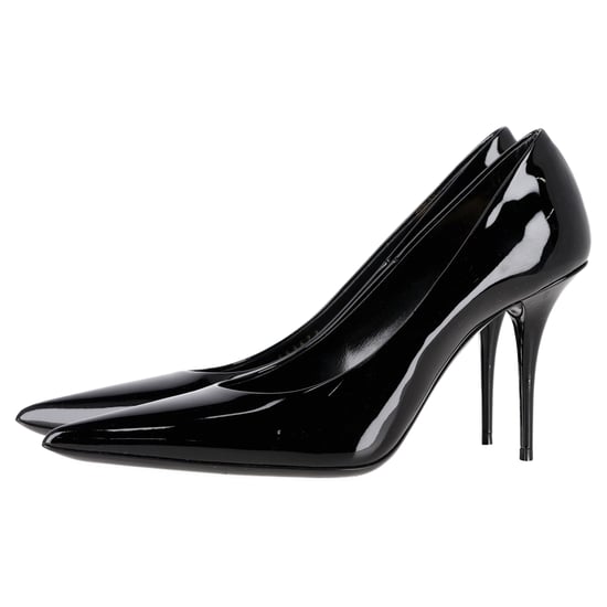 Saint Laurent Norma Pumps in Black Patent Leather - Image 5