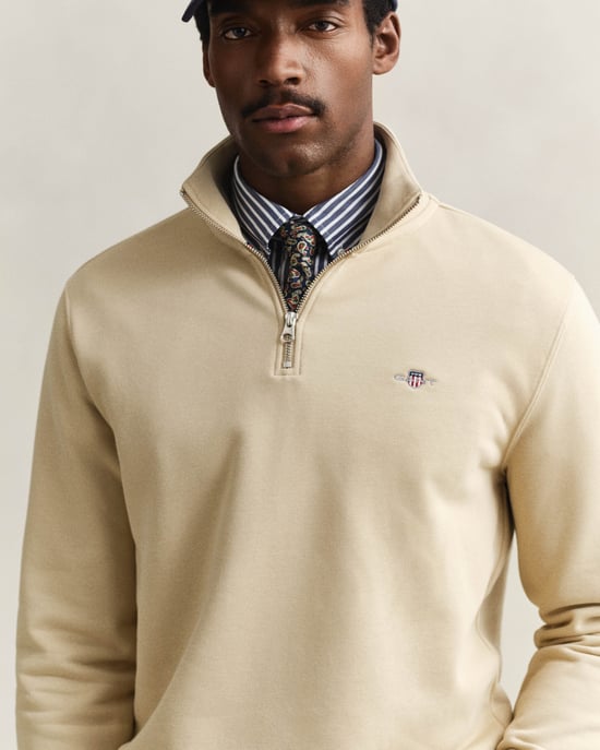 Regular Fit Sweatshirt in Ivory - Image 3
