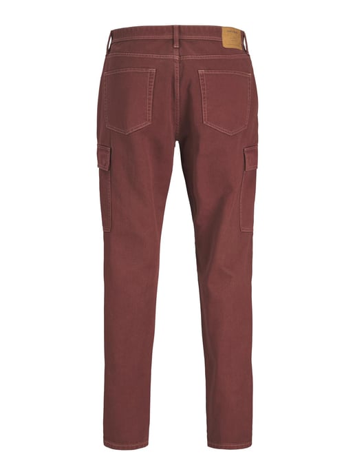 Jack & Jones Mens Cargo Combat Trousers Loose Fit Multi-Pockets - Image 2