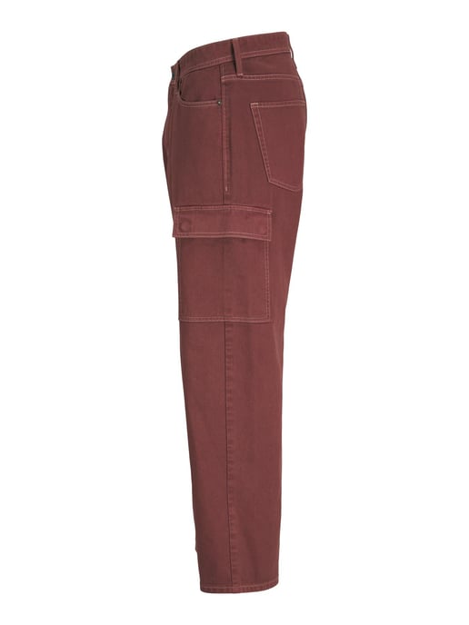 Jack & Jones Mens Cargo Combat Trousers Loose Fit Multi-Pockets - Image 3