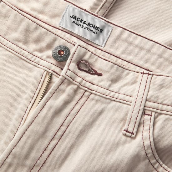 Jack & Jones Mens Cargo Combat Trousers Loose Fit Multi-Pockets - Image 4