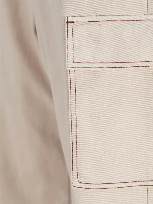 Jack & Jones Mens Cargo Combat Trousers Loose Fit Multi-Pockets - Image 5