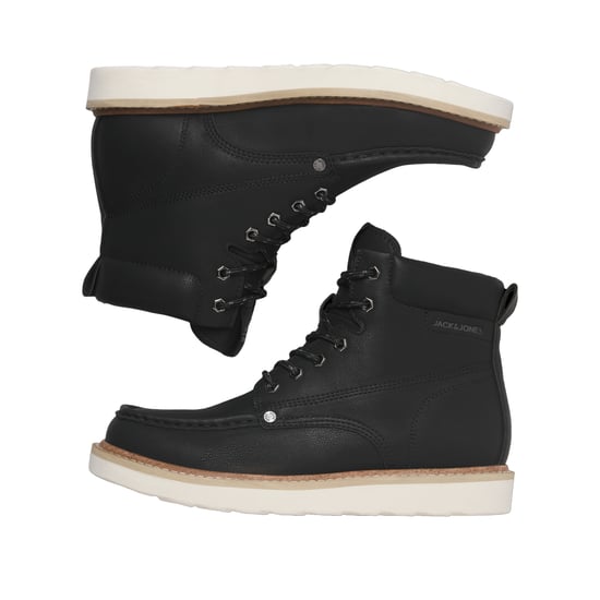 Jack And Jones Heren Archway Moc Toe Enkellaarsjes (Antraciet) - Image 6