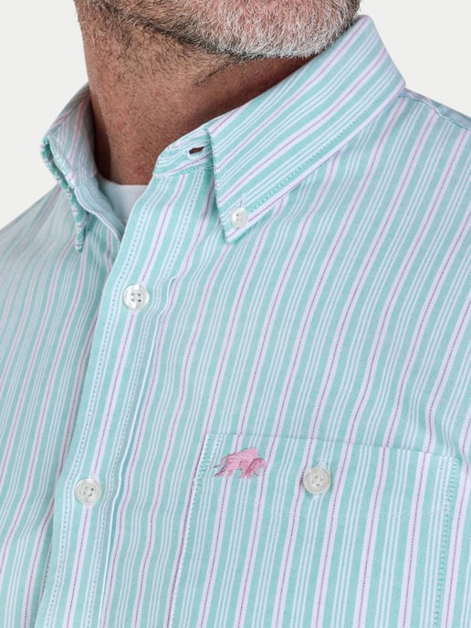 Long Sleeve Stanford Stripe Oxford Shirt - Image 3