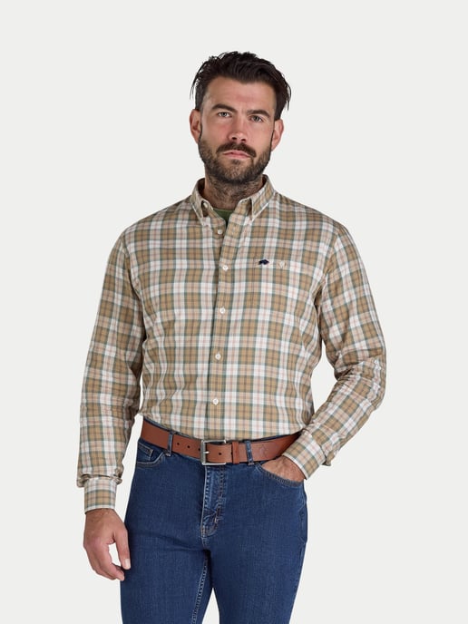 Long Sleeve Suffolk Check Twill Shirt - Image 1