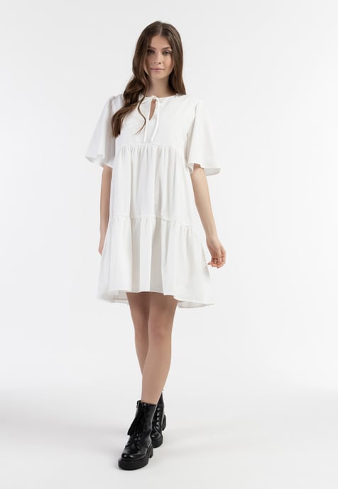 Dreimaster Jurk Dames wolwit - Image 2