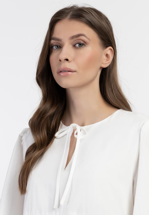 Dreimaster Jurk Dames wolwit - Image 5