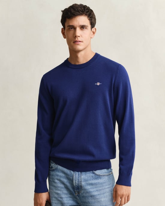 432 Classic Jumper in Dark Blue - Image 1