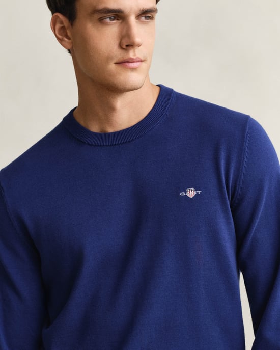 432 Classic Jumper in Dark Blue - Image 3