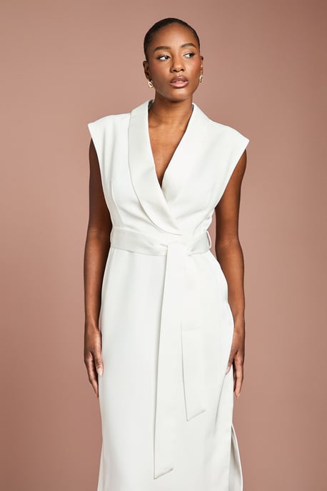 Tux Satin Dress - Image 2