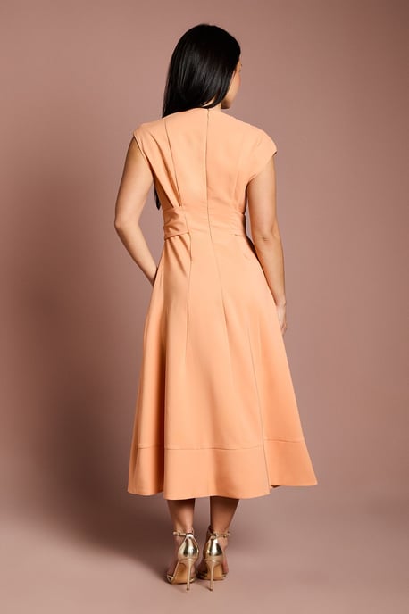 Petite Belted Crepe Dress - Image 3