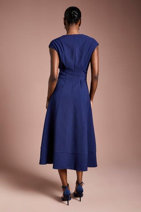Belted Crepe Dress - Image 3