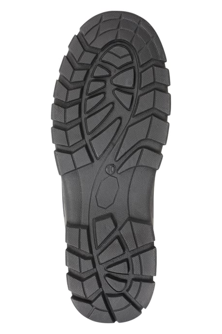 'Plough' Men's Snow Boots with Heel & Toe Bumper Snow Proof Shoes Black - Image 4