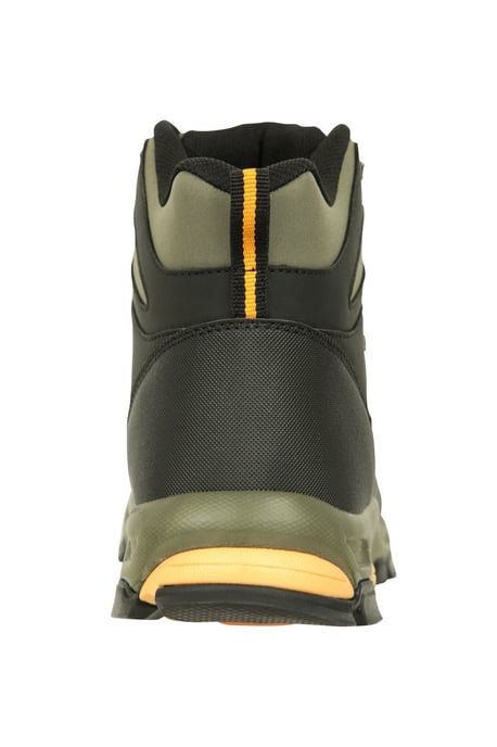 'Trekker II' Men's Softshell Boots with Heel & Toe Bumpers Waterproof Hiking Shoes Khaki - Image 4