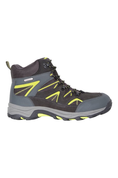 'Rapid' Men's Walking Boots with Deep Lugs Waterproof Rain Shoes Black - Image 2