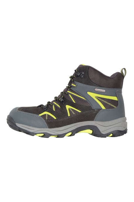 'Rapid' Men's Walking Boots with Deep Lugs Waterproof Rain Shoes Black - Image 5