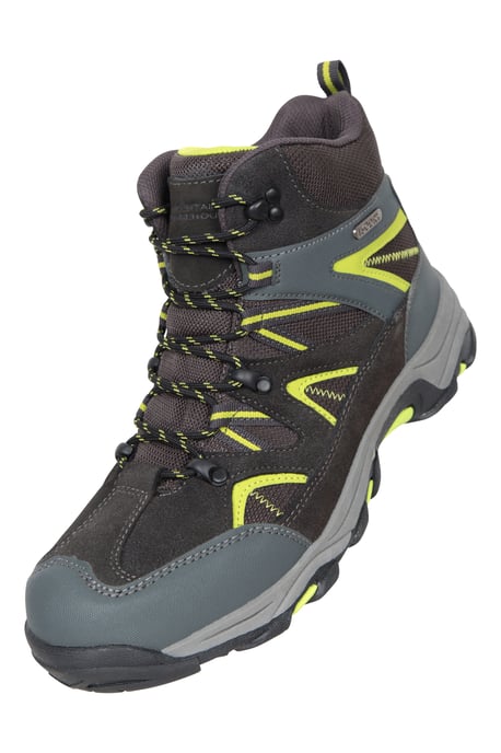 'Rapid' Men's Walking Boots with Deep Lugs Waterproof Rain Shoes Black - Image 6
