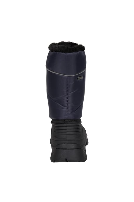 'Whistler' Kids Snow Boots with Deep Lugs Sherpa Lined Snow Proof Shoes Navy - Image 3