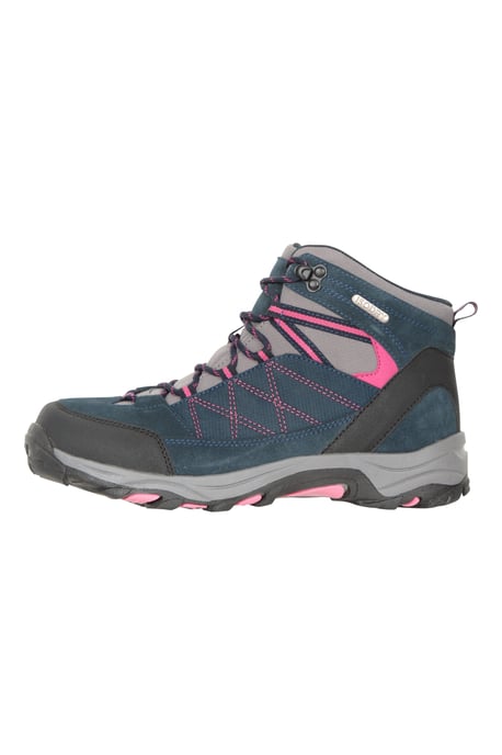'Rapid' Women's Waterproof Boots with High Traction Outsole Hiking Walking Shoes Navy - Image 4