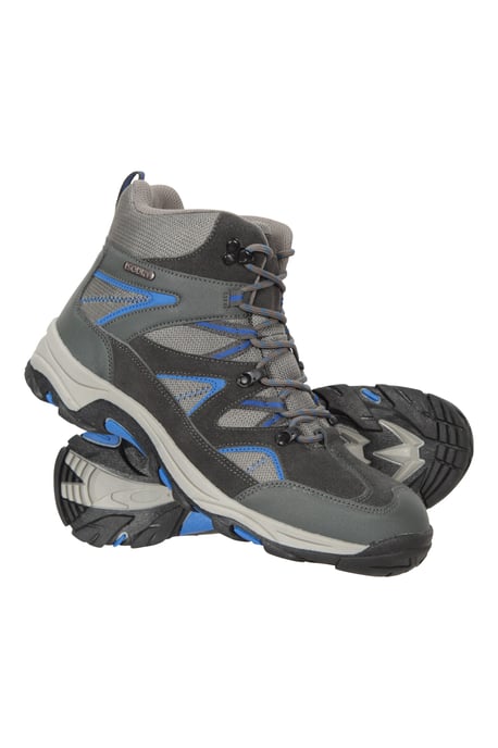 'Rapid' Men's Walking Boots with Deep Lugs Waterproof Rain Shoes Dark Grey - Image 2