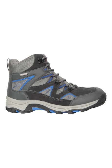 'Rapid' Men's Walking Boots with Deep Lugs Waterproof Rain Shoes Dark Grey - Image 3