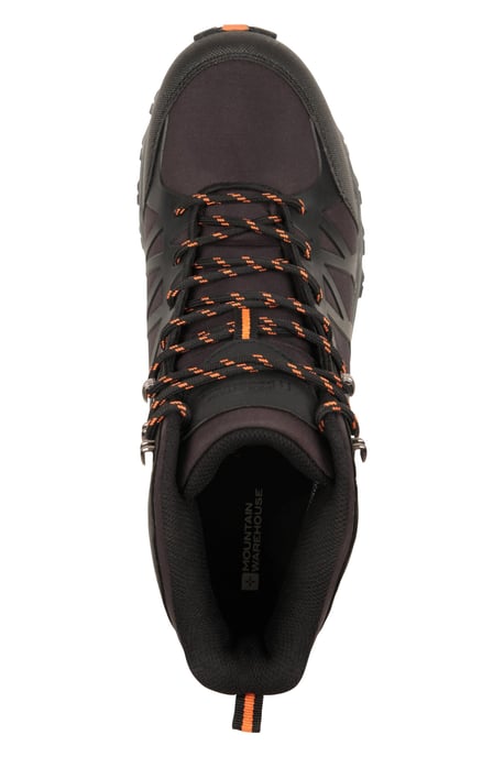 'Trekker II' Men's Softshell Boots with Heel & Toe Bumpers Waterproof Hiking Shoes Black - Image 5