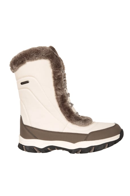 'Ohio' Women's Snow Boots Faux Fur Thermal Snow Proof Everyday Winter Shoes Beige - Image 2