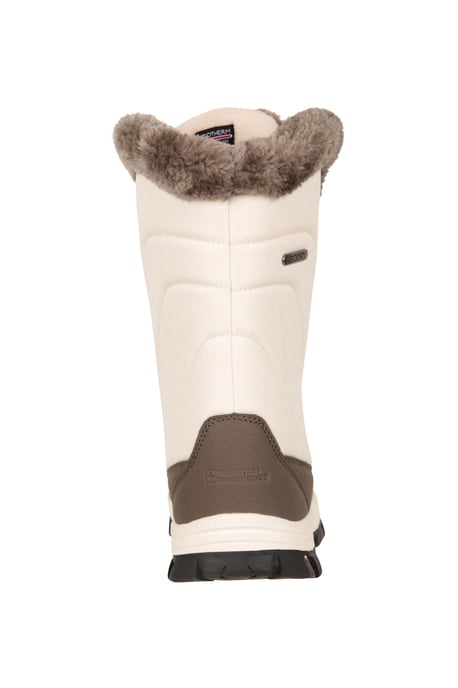 'Ohio' Women's Snow Boots Faux Fur Thermal Snow Proof Everyday Winter Shoes Beige - Image 3