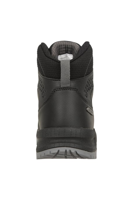 'Spectrum' Men's Softshell Boots with Heel & Toe Bumpers Waterproof Hiking Shoes Grey - Image 4