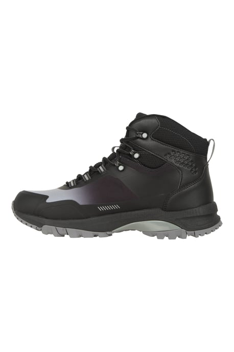'Spectrum' Men's Softshell Boots with Heel & Toe Bumpers Waterproof Hiking Shoes Grey - Image 5