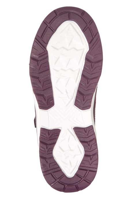 'Denver' Kids Snow Boots Sherpa Fleece Lined Waterproof Winter Shoes Berry - Image 4