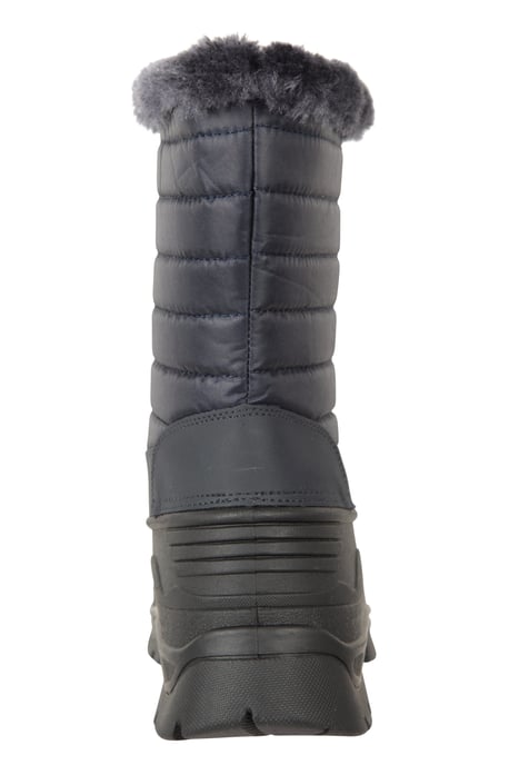 'Whistler' Women's Snow Boots Faux Fur Snow Proof Winter Skiing Shoes Dark Blue - Image 3