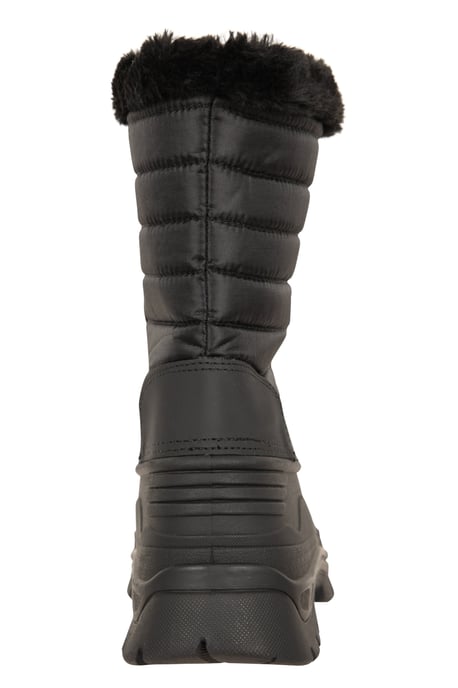 'Whistler' Women's Snow Boots Faux Fur Snow Proof Winter Skiing Shoes Black - Image 3