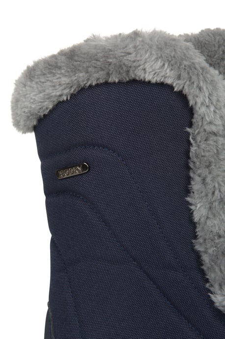 'Ohio' Women's Snow Boots Faux Fur Thermal Snow Proof Everyday Winter Shoes Blue - Image 5